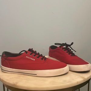 Red Men’s Tommy Hilfiger Skips Size 9.5